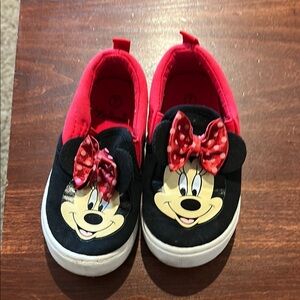Disney Kids Minnie Mouse Shoes - Black and Red